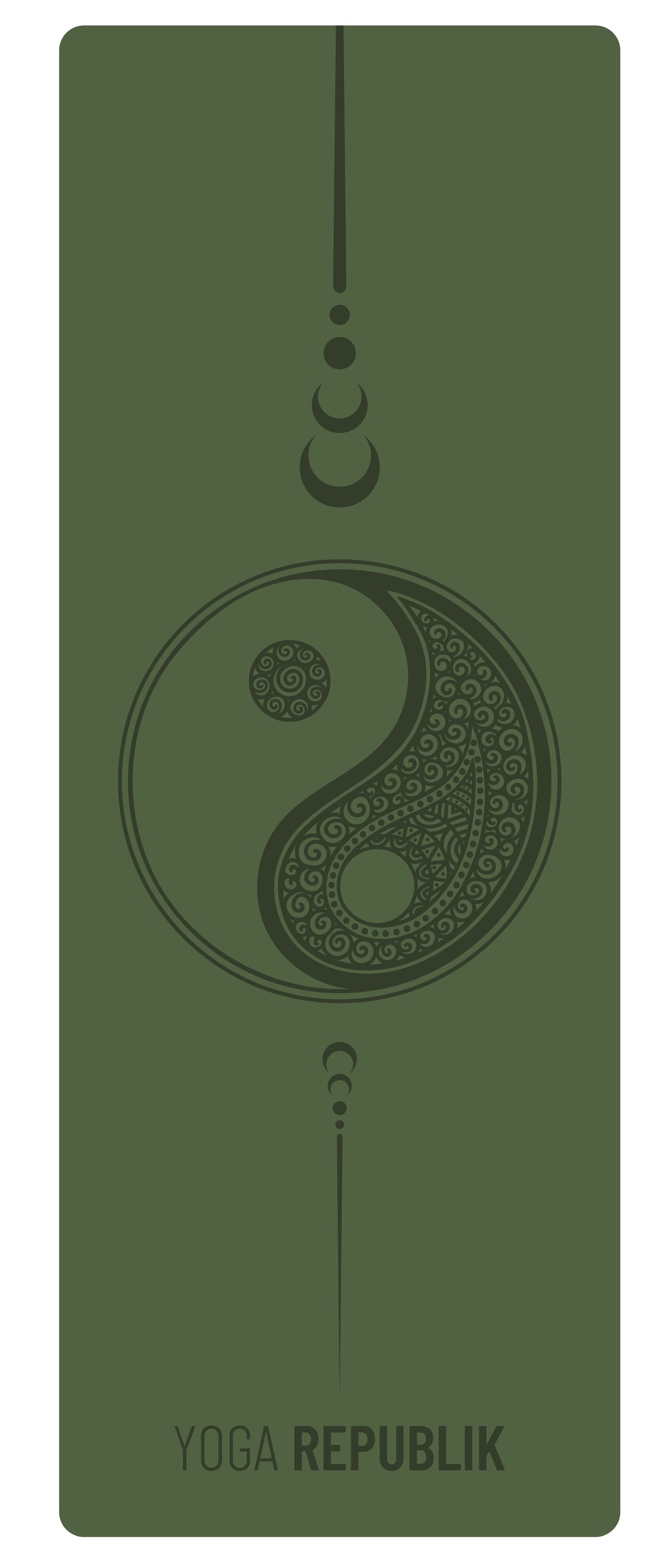 YR Mat 5mm PU Rubber - Yin Yang