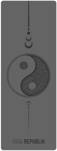 YR Travel Mat 1.5mm PU Rubber - Yin Yang