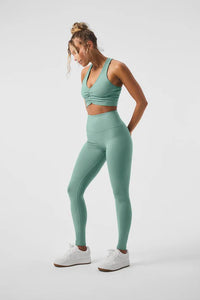Alo Yoga XS High-Waist Airbrush Legging - Botanical Green