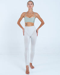 Alo Yoga XS Legging Energize Pinggang Tinggi - Tulang