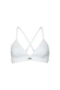 Alo Yoga SMALL Splendor Bra  - White/Black