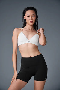 Alo Yoga SMALL Splendor Bra  - White/Black