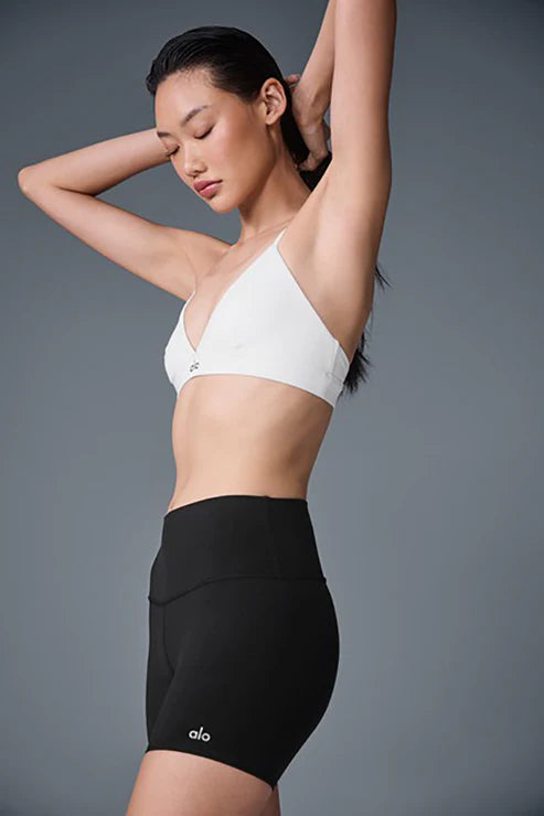Alo Yoga SMALL Splendor Bra  - White/Black