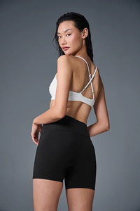 Alo Yoga SMALL Splendor Bra  - White/Black