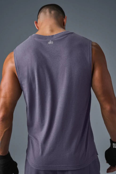 Alo Yoga MEDIUM The Triumph Muscle Tank - Italian Plum