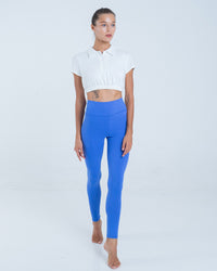 Spiritual Gangster SMALL Sg Varsity Essential High-Waist Legging - Bluebell