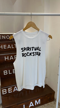Dancing Warrior Spiritual Rockstar Muscle Tank bamboo at Yoga Republik Canggu Bali