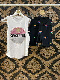 Spiritual Gangster XS Grateful Muscle Tank - Stardust