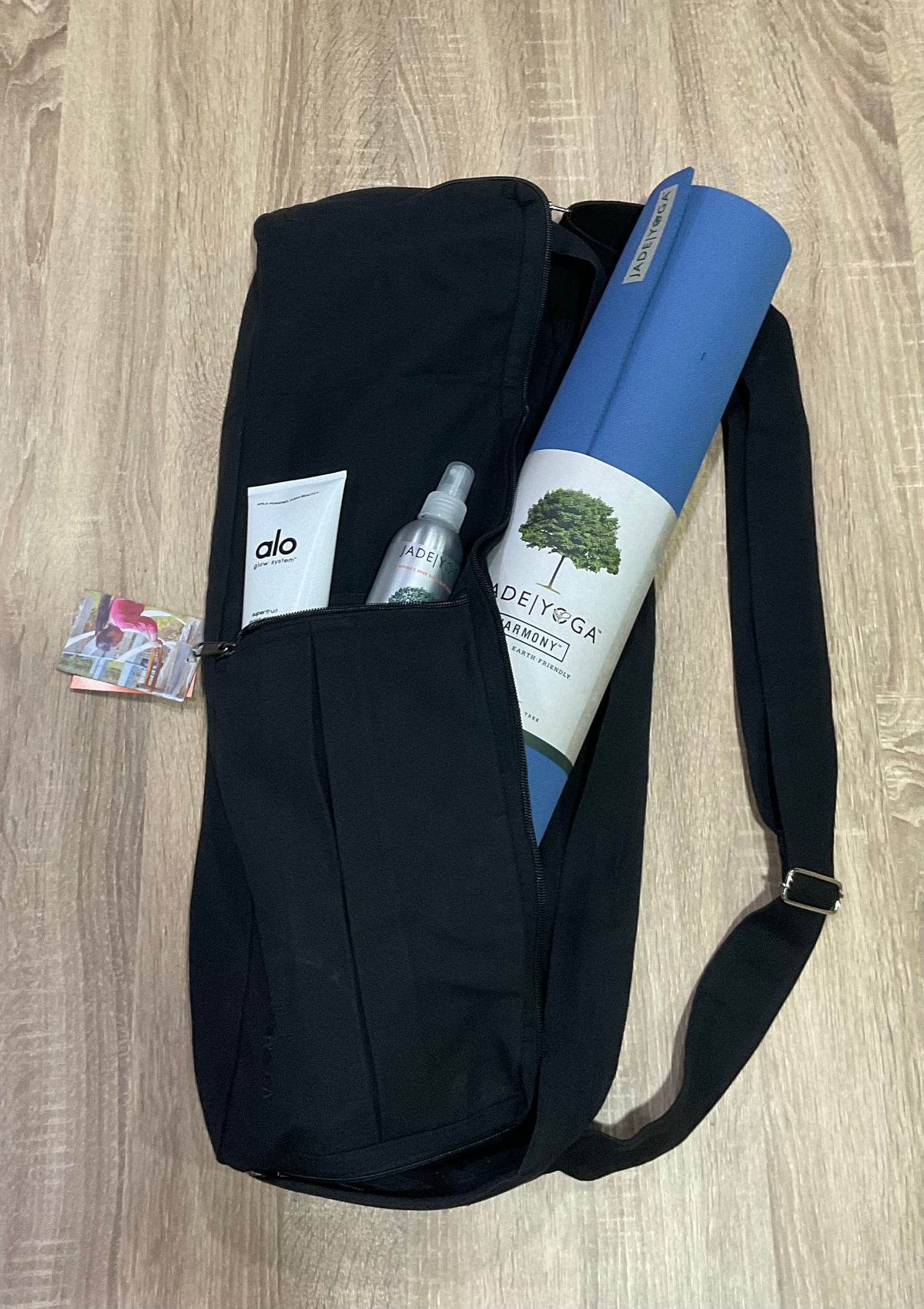 Jade Yoga Macaranga Mat Bag - Black