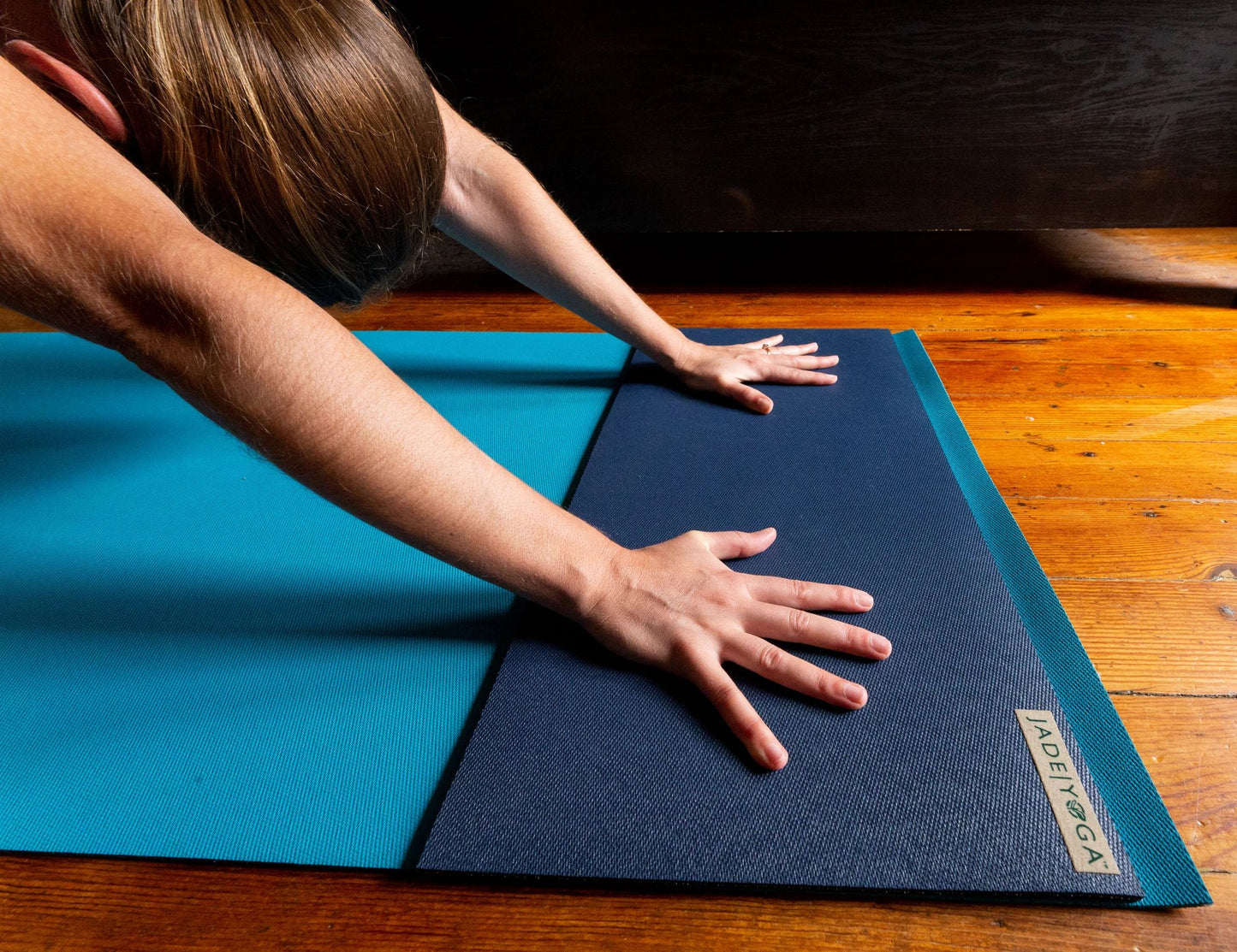 Matras Yoga Mini Jade Fusion - Ungu