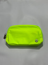 Lululemon Everywhere Belt Bag 1L fluorescent green Yoga accessory waist bag at Yoga Republik Bali Indonesia