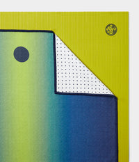 Manduka Yogitoes yoga mat towel Emerald Array at Yoga Republik authorized reseller Bali