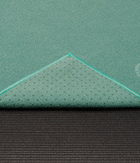 Manduka Yogitoes yoga mat towel wasabi green at Yoga Republik authorized reseller Bali