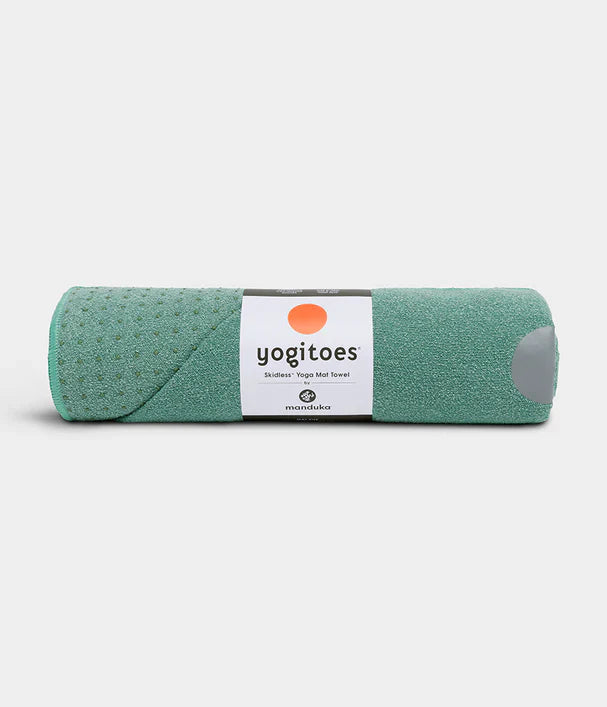 Manduka Yogitoes yoga mat towel wasabi green at Yoga Republik authorized reseller Bali