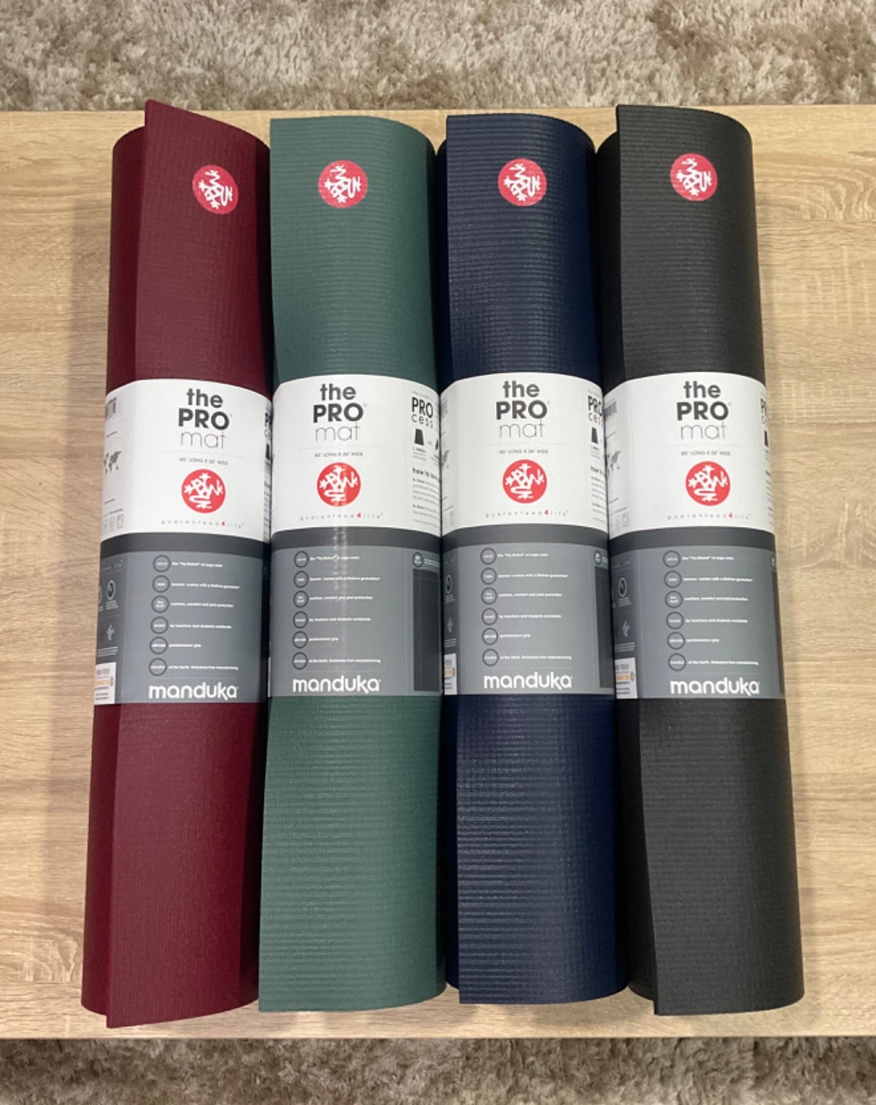 Manduka Pro 85'' Yoga Mat 6mm - Midnight