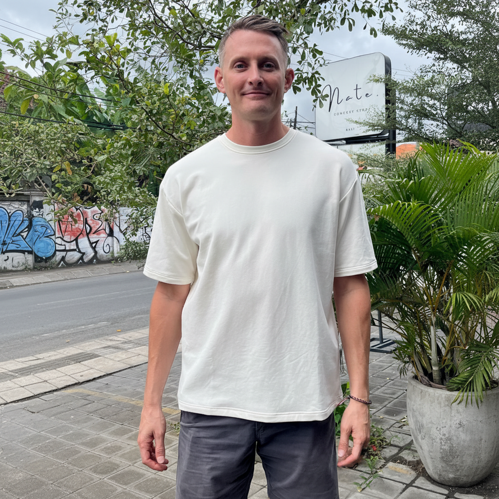 Men's Bamboo Terry Sustainable Shirt at Yoga Republik