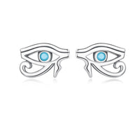 See No Evil Horus Eye stud earrings spiritual jewelry at Yoga Republik Canggu Bali