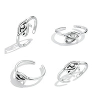 See No Evil adjustable silver ring spiritual jewelry at Yoga Republik Canggu Bali