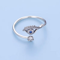 See No Evil adjustable silver ring spiritual jewelry at Yoga Republik Canggu Bali