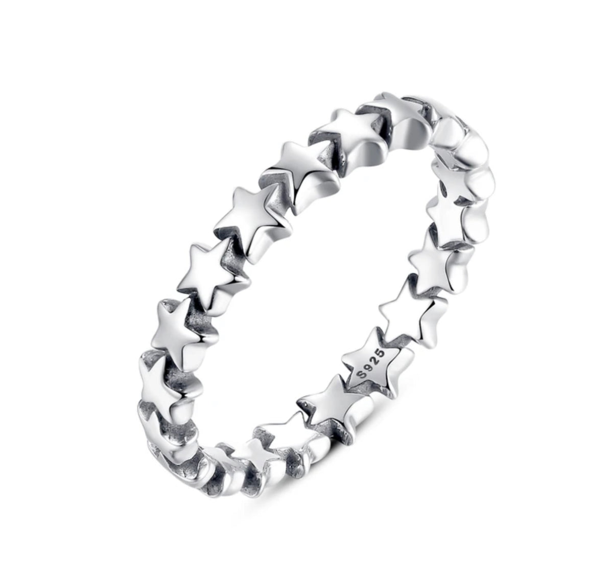See No Evil Sterling Silver Ring size 6 by Yoga Republik