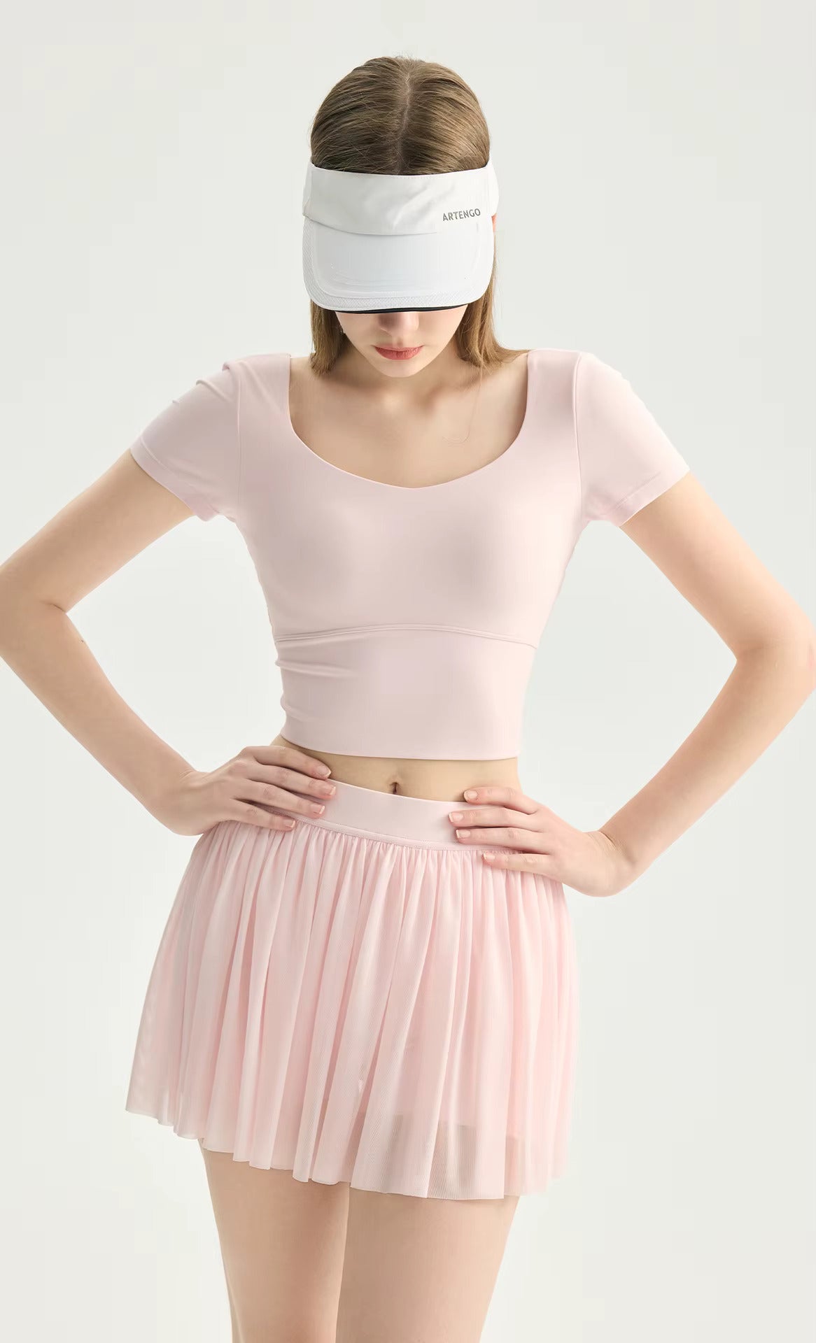 Rok Tenis Aces KECIL Alo Yoga - Limun Stroberi