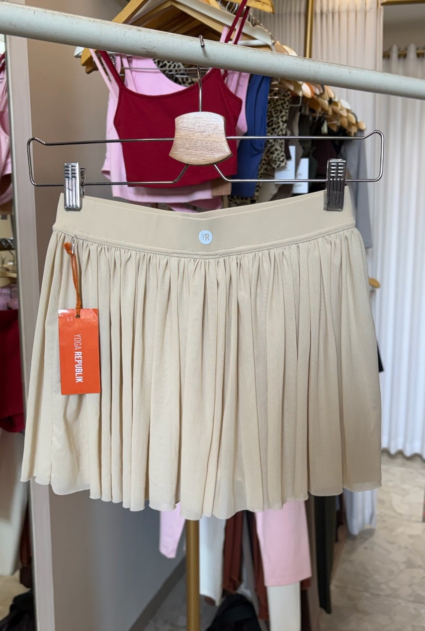 YR Tennis Skirt yellow Women's Gym at Yoga Republik Bali Indonesia 