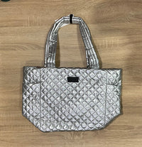 Vooray Naomi Tote silver Multi-Compartment Sports Gym & Studio Tote/Shoulder Bag at Yoga Republik authorized reseller Bali