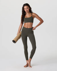 Vuori AllTheFeels Legging Long kale green at Yoga Republik Bali