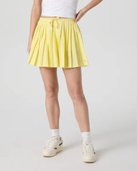 Vuori Clementine Pleated Skirt sunlight yellow at Yoga Republik Canggu Bali