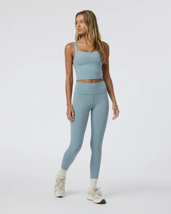 Vuori Inversion Rib Support Tank mist blue at Yoga Republik Bali
