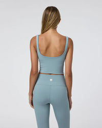 Vuori Inversion Rib Support Tank mist blue at Yoga Republik Bali