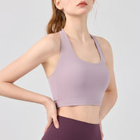 YR Amanda Bra Top light purple women's activewear at Yoga Republik Bali