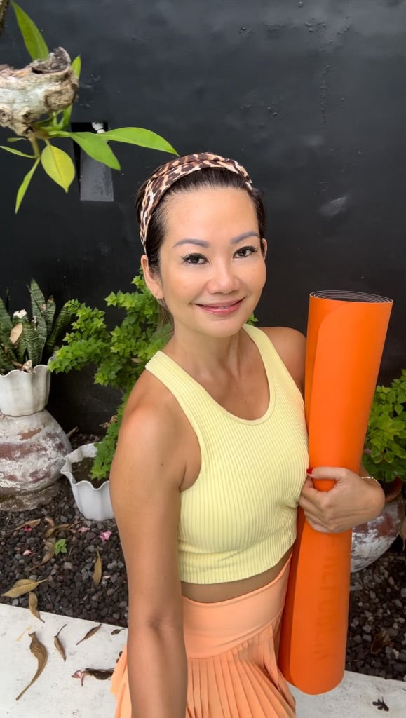 Animal Print non-slip sports headbands gym & Fitness at Yoga Republik Bali Indonesia 