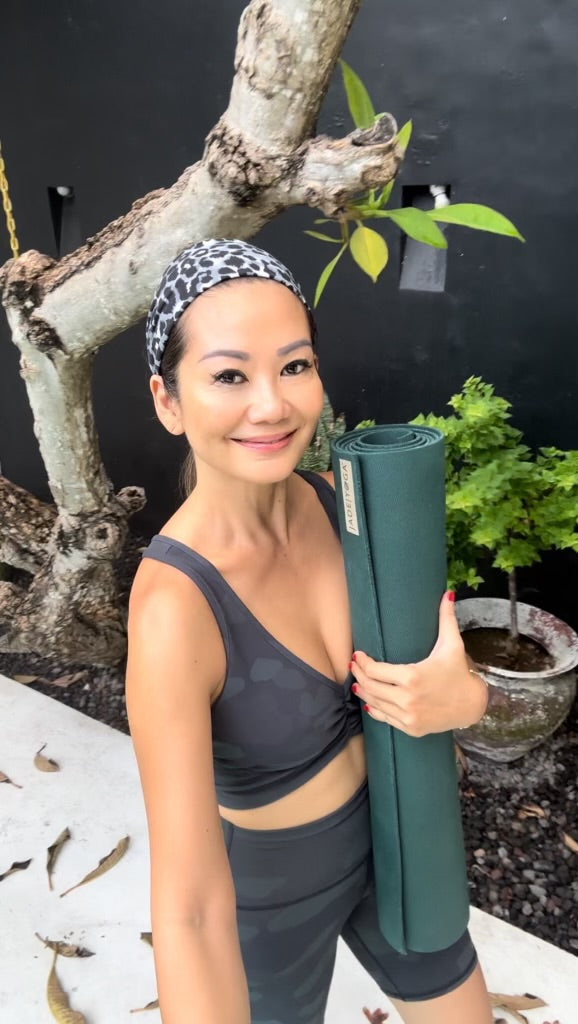 Animal Print non-slip sports headbands gym & Fitness at Yoga Republik Bali Indonesia 