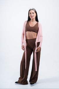Alo Yoga XS Gather Lengan Panjang - Hitam