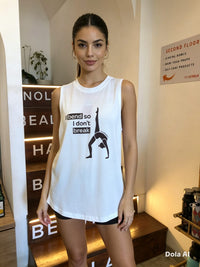 Tank Tanaman Prajurit Gangster XS Spiritual - Heather Grey