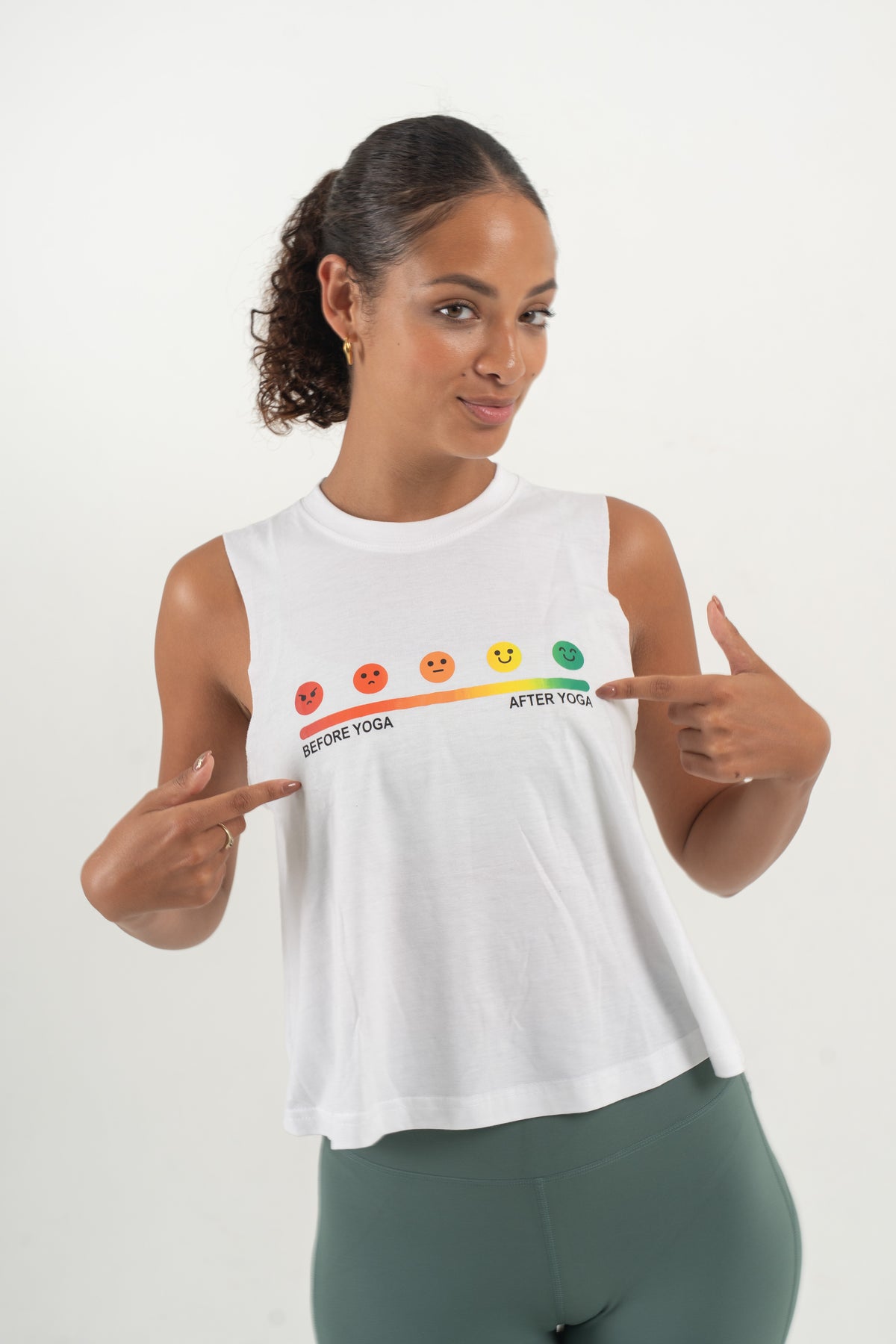 Tank Tanaman Prajurit Gangster XS Spiritual - Heather Grey