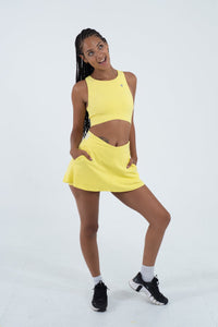 YR Celine Tennis Padel Set Yellow at Yoga Republik Canggu Bali