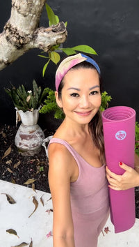 Colorful Print non-slip sports headbands Sports at Yoga Republik  Bali Indonesia 