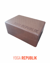 YR Cork Yoga Block 469 natural cork Eco-Friendly Cork Block Yoga & Pilates at Yoga Republik Bali Indonesia