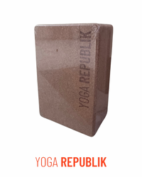 YR Cork Yoga Block 469 natural cork Eco-Friendly Cork Block Yoga & Pilates at Yoga Republik Bali Indonesia