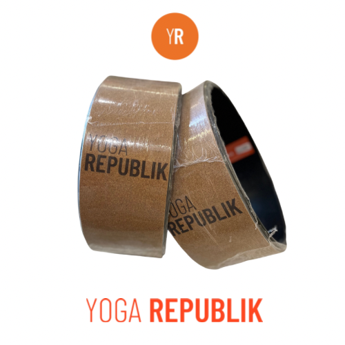 YR Natural Cork Yoga Wheel – Eco-Friendly Flexibility Ring for Yoga & Pilates at Yoga Republik Bali Indonesia