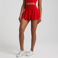 YR Flirt Tennis Skirt Red at Yoga Republik Canggu Bali