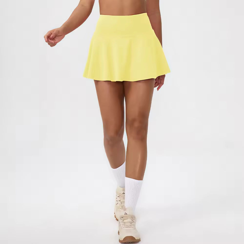 YR Flirt Tennis Skirt yellow at Yoga Republik Canggu Bali