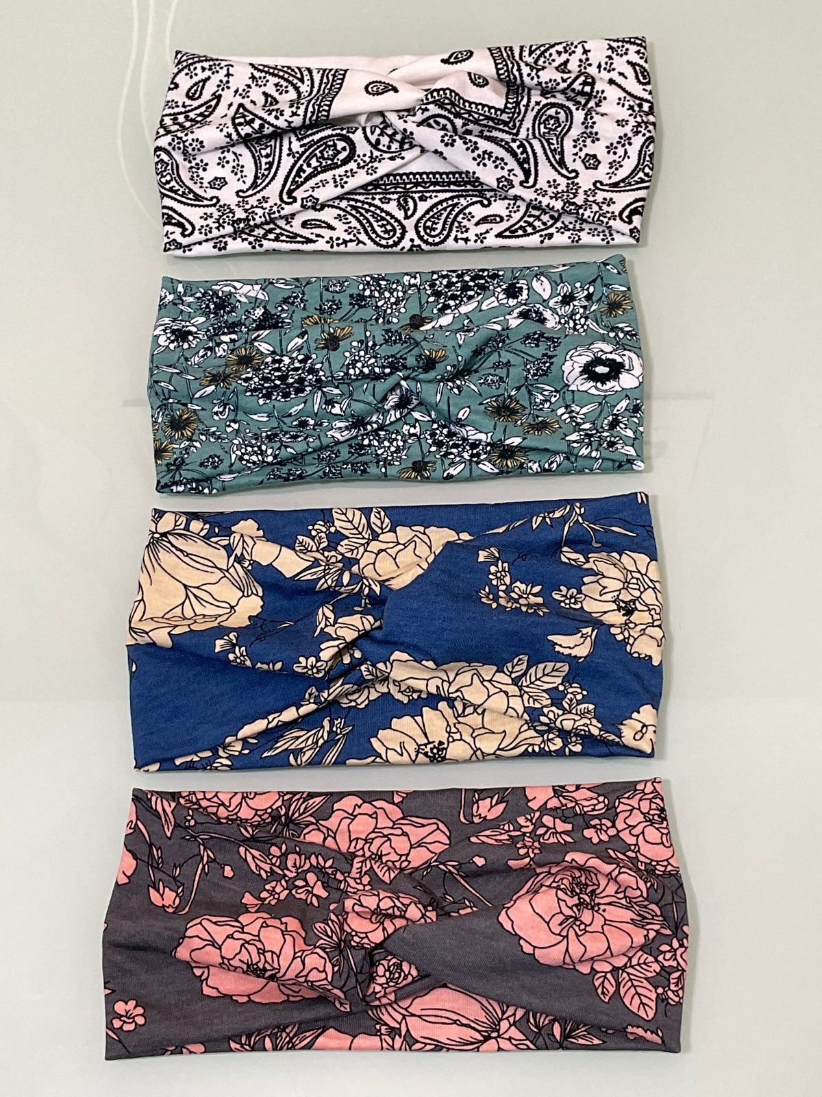 Flowers Print non-slip sports headbands yoga & pilates at Yoga Republik Bali Indonesia
