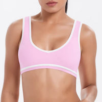 YR Lily Bra pink women's sports bra at Yoga Republik Bali Indonesia