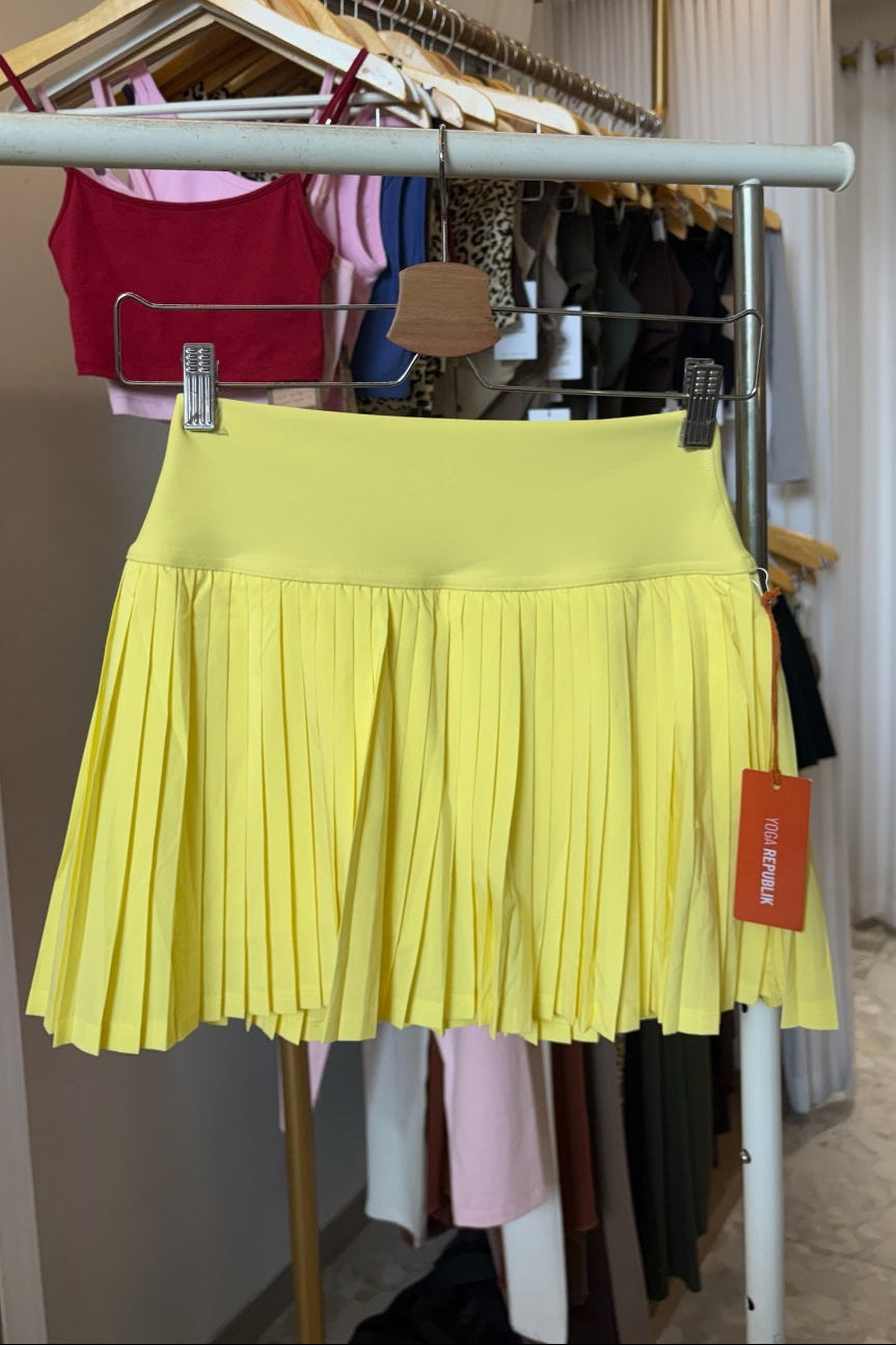Rok Tenis Aces KECIL Alo Yoga - Limun Stroberi