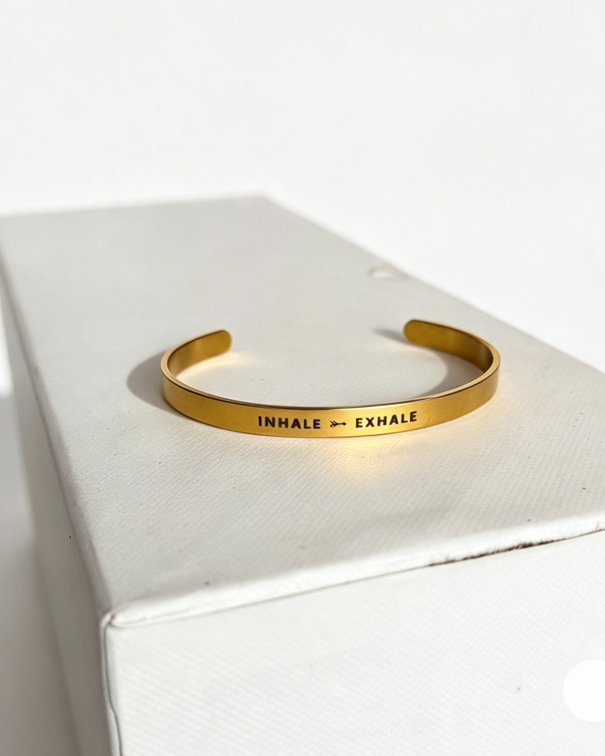 Gelang MantraBand Kuning Emas - Tarik napas 