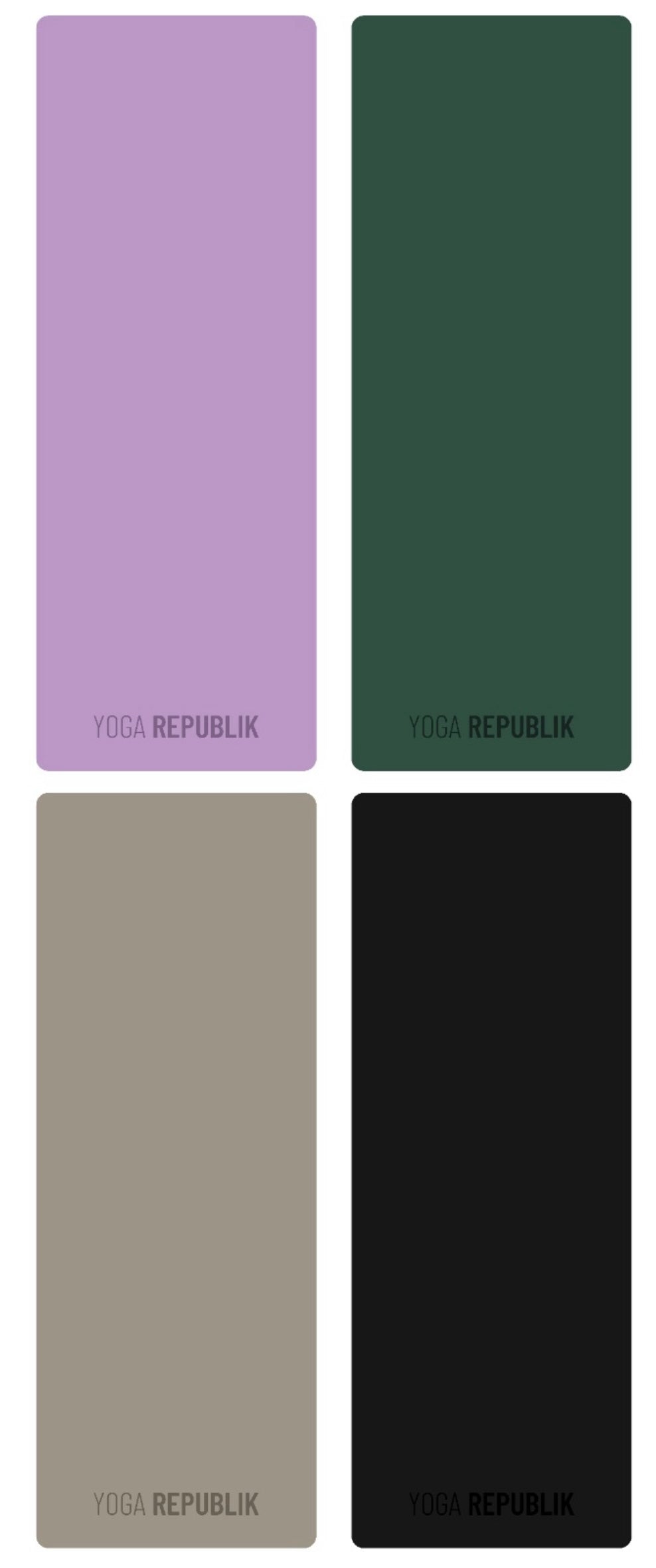 YR Mat 5mm PU Rubber Plain design Matras yoga anti-slip at Yoga Republik Bali Indonesia