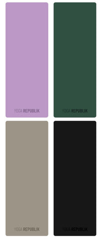 YR Mat 5mm PU Rubber Plain design Matras yoga anti-slip at Yoga Republik Bali Indonesia